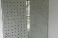 barn style slider stationary panel