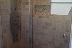 barn style sliding frameless door