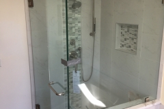 Door Notched Return with Clamps and Towel bar