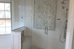 Panel Door Notched Return Starphyre Glass LP8x8 Handle