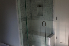 multi panel door with header and pivot door