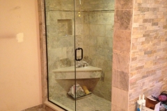 door and panel shower