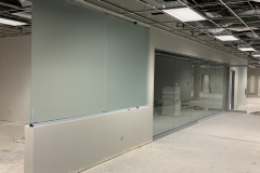 1/2 Glass Partition - Acid Etch