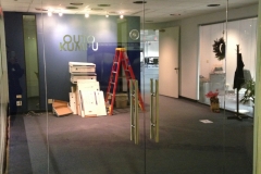 Double door 1/2 Glass