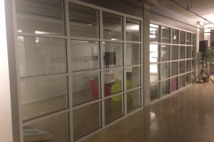 1/4" Interior Glass Walls W/ Dividers