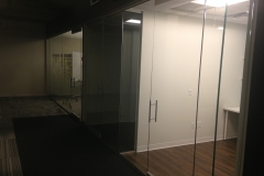 1/2" Glass wall with door