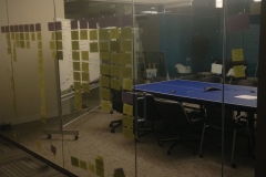 1/2" Glass wall with door