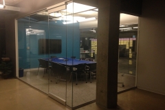 1/2" Glass wall with door