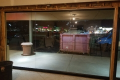 1/2" heavy glass frameless storefront system