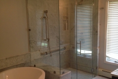 panel door notched panel retrun with clamps no channel and ladder pull handle