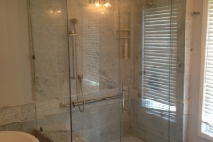 panel door notched panel return with clamps