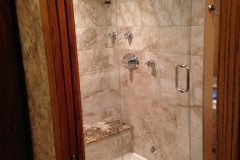 pivot door floor to cieling no transom