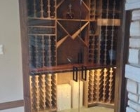Wine cellar double doors